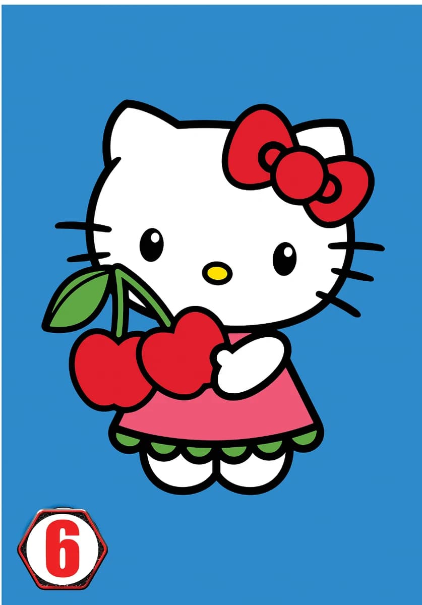Hello Kitty — planșă de pictură cu nisip