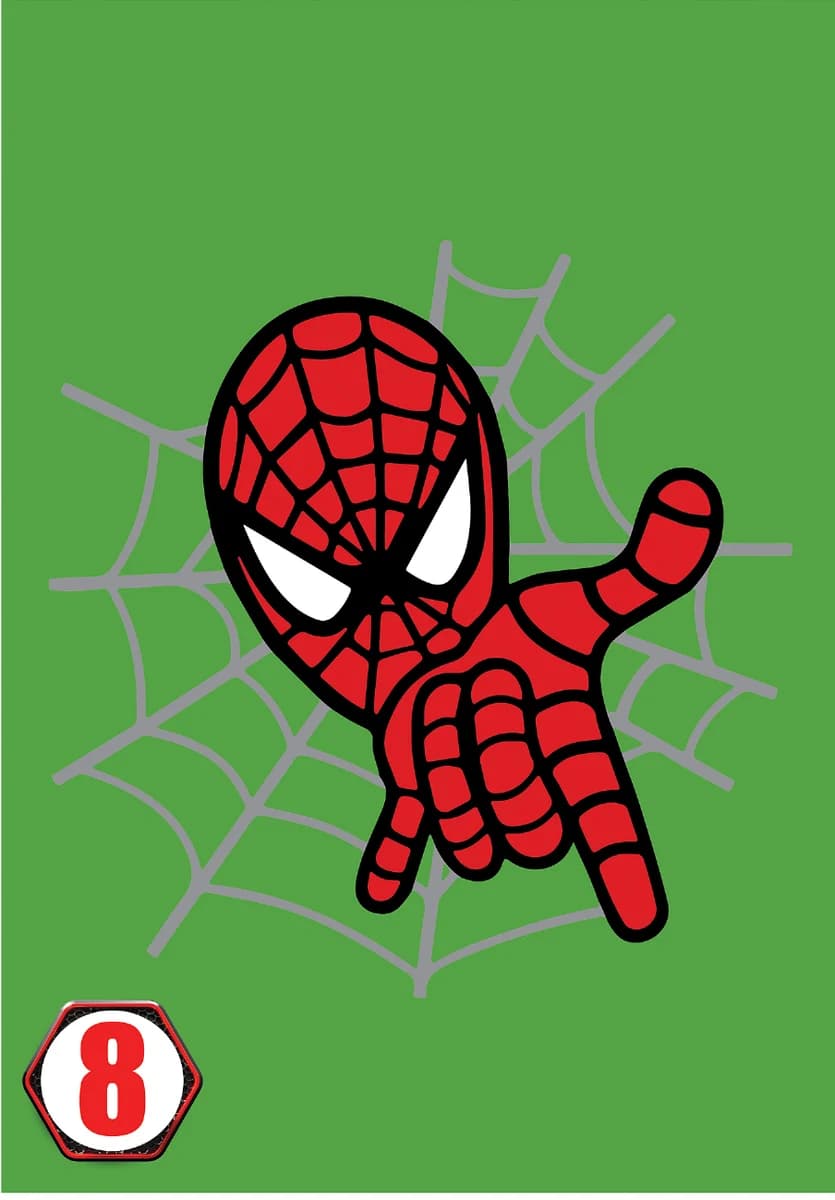 Spider-Man — planșă de pictură cu nisip