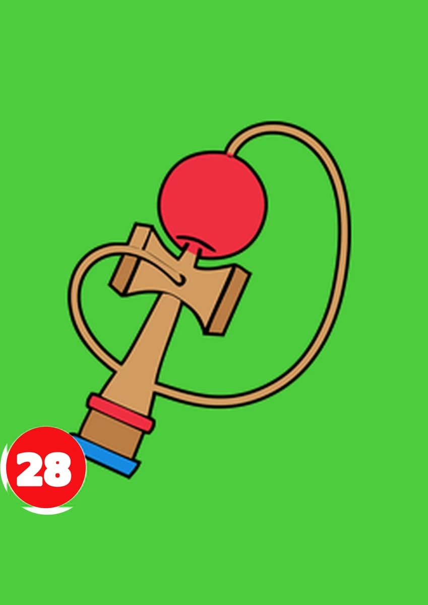 Kendama — planșă de pictură cu nisip